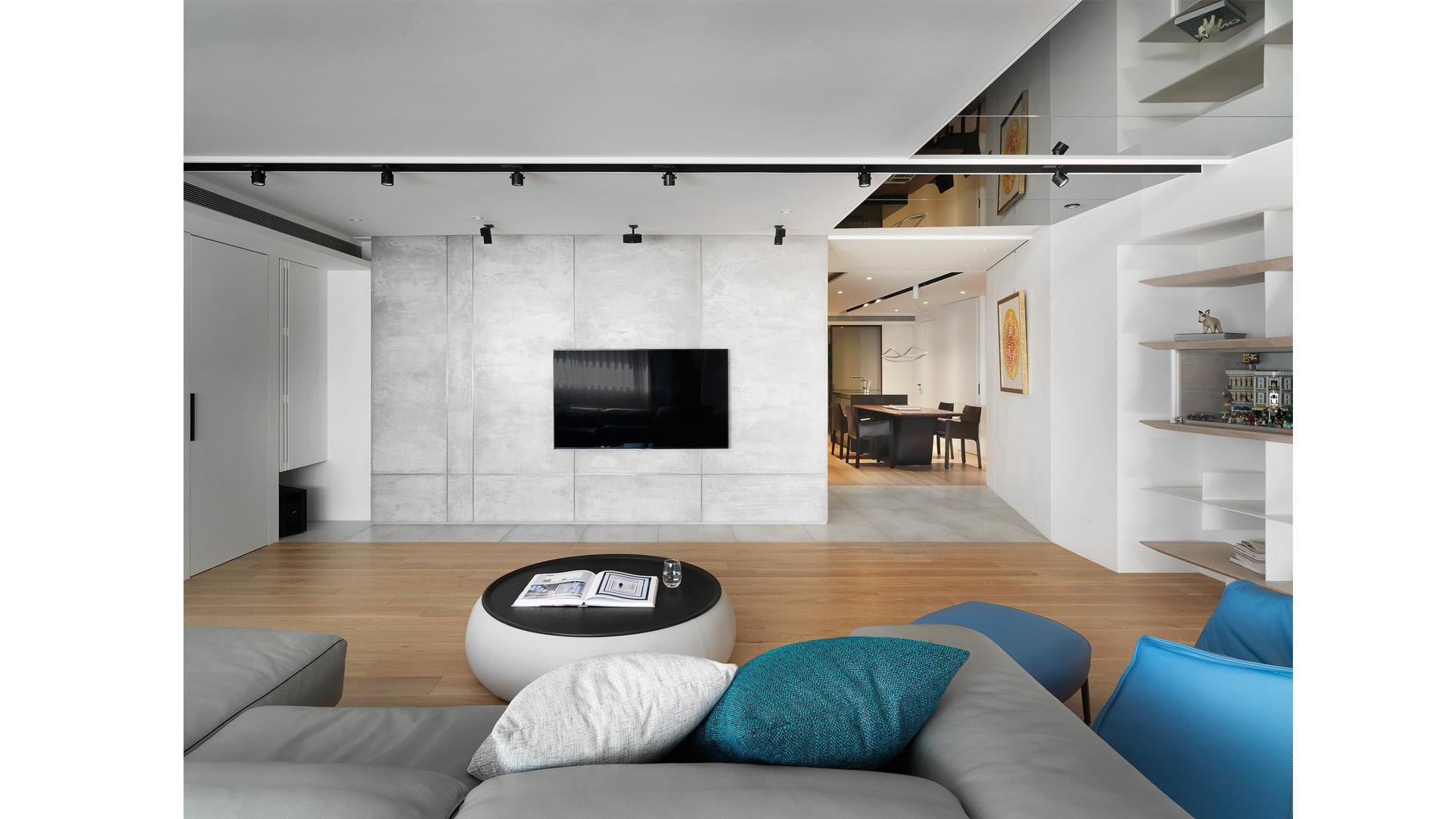 豪宅設計-空間的摺痕-客廳