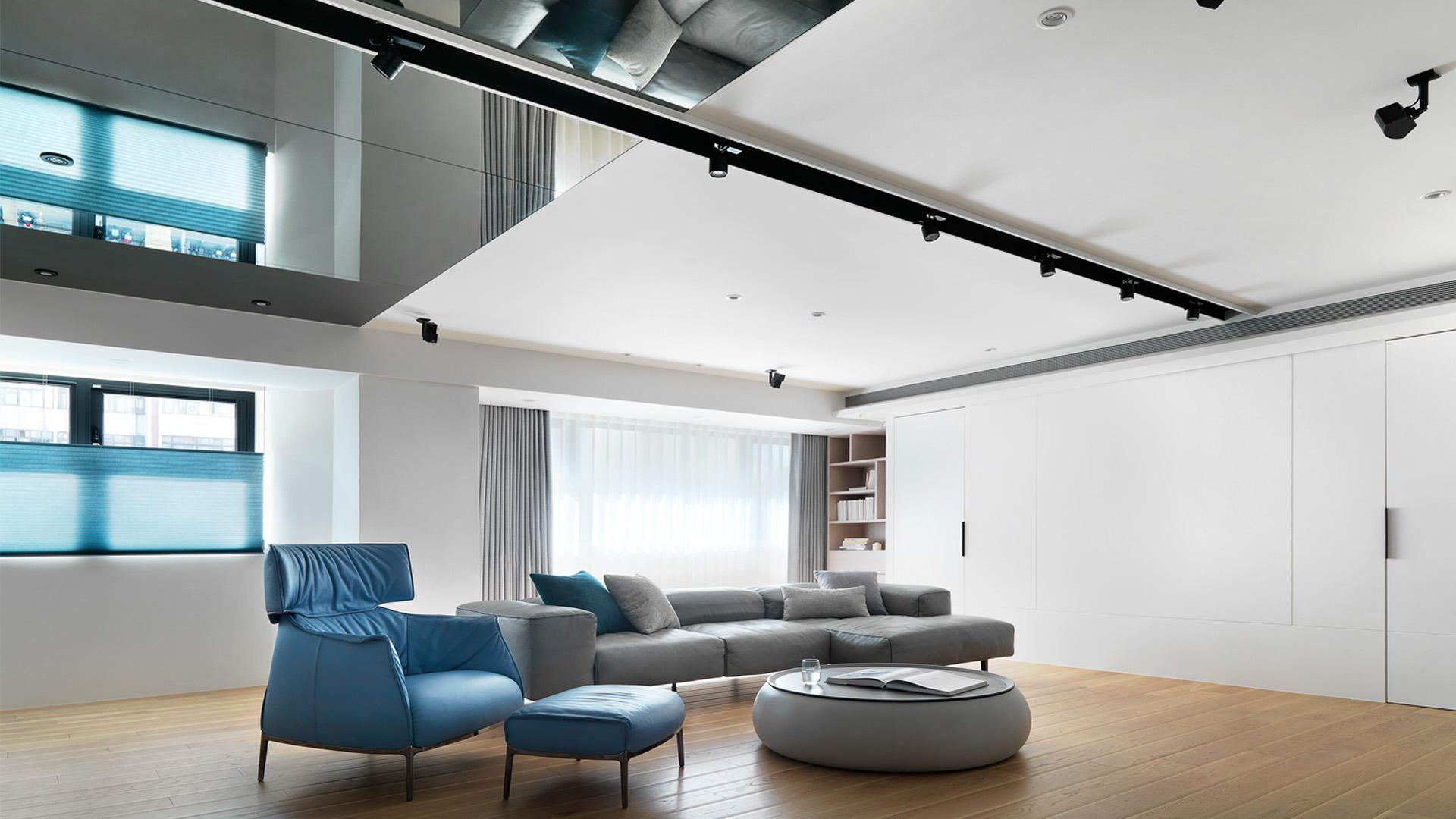 豪宅設計-空間的摺痕-客廳
