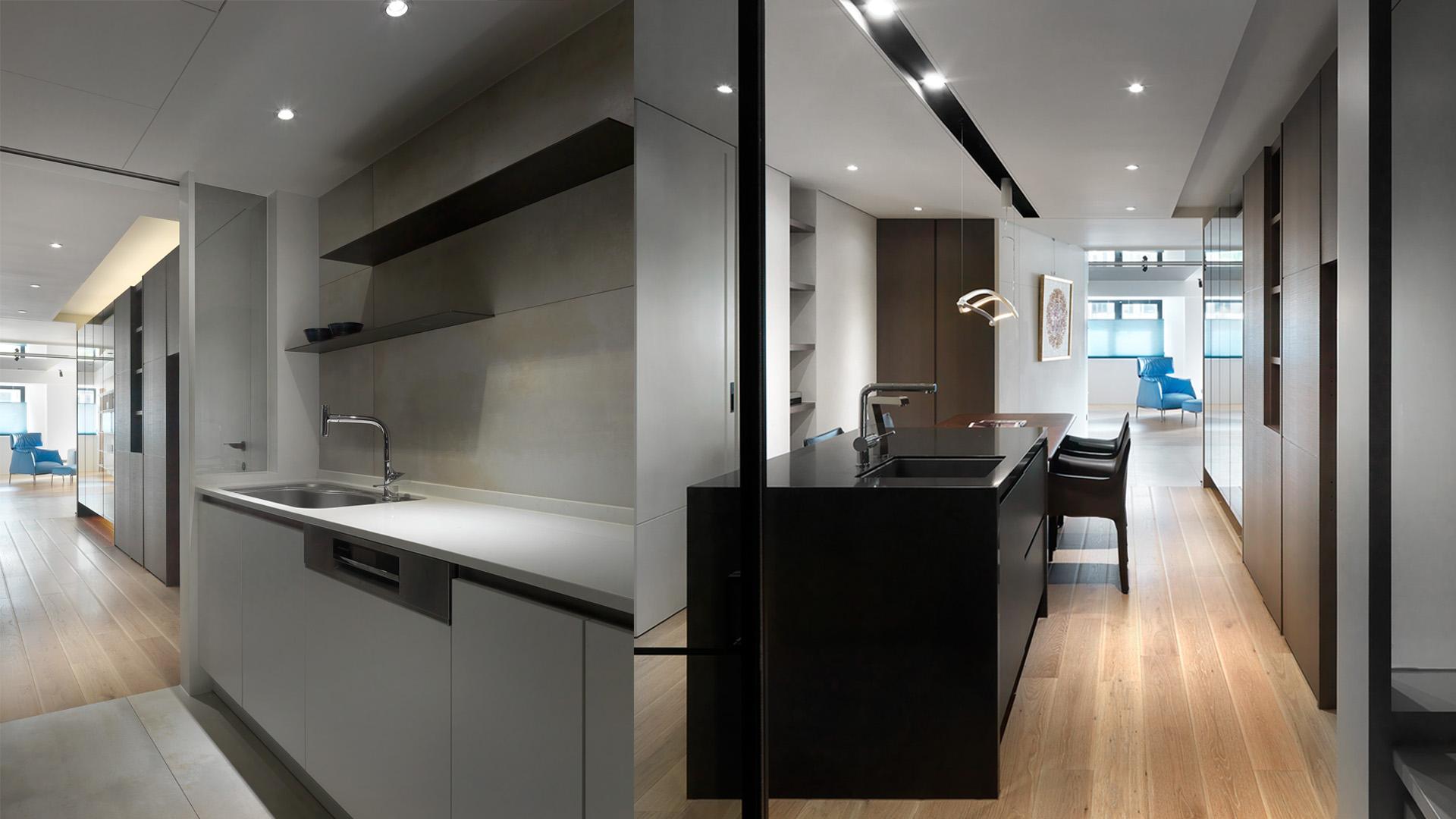 豪宅設計-空間的摺痕-廚房