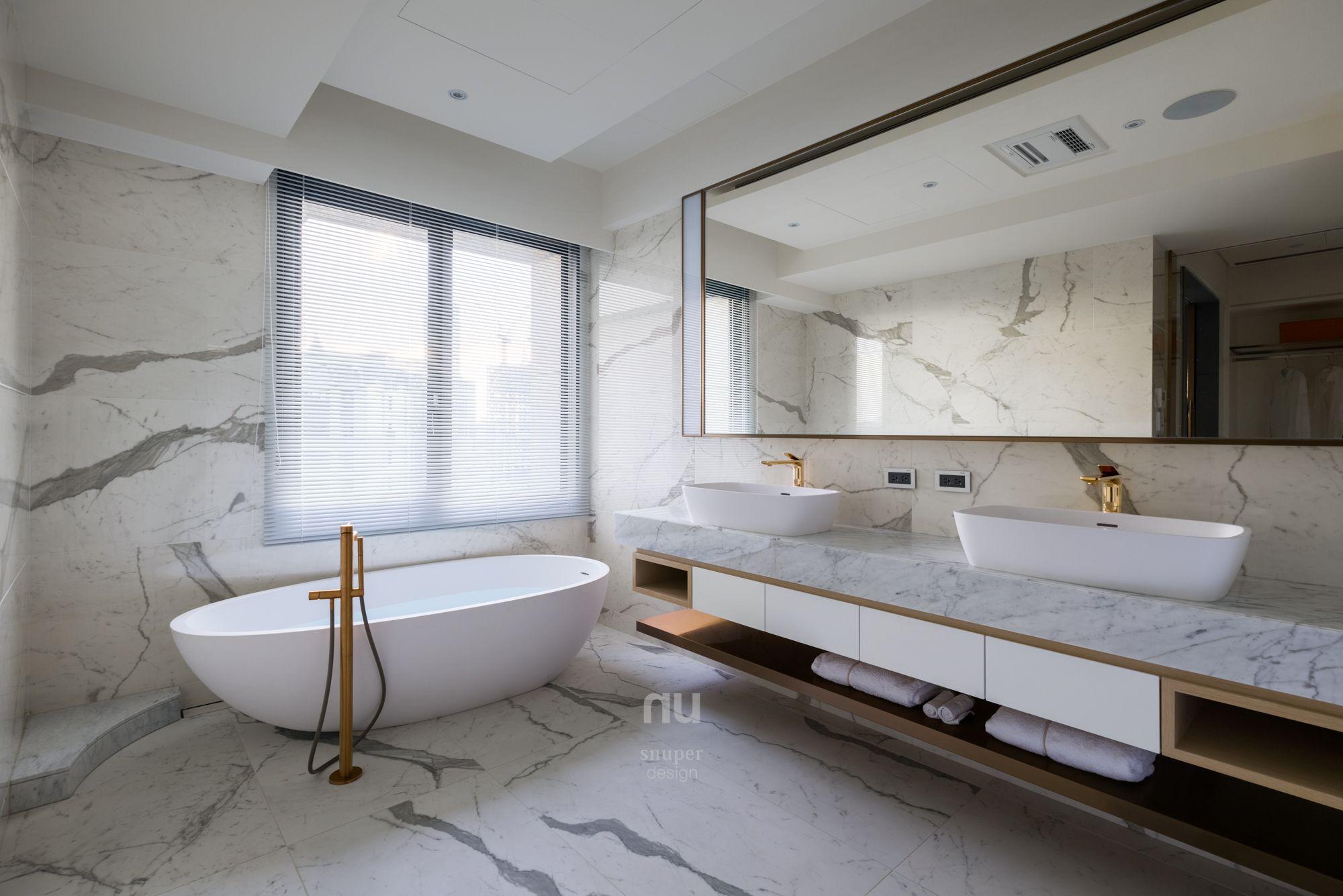 豪宅設計-國家美術館--當代風采-主浴室