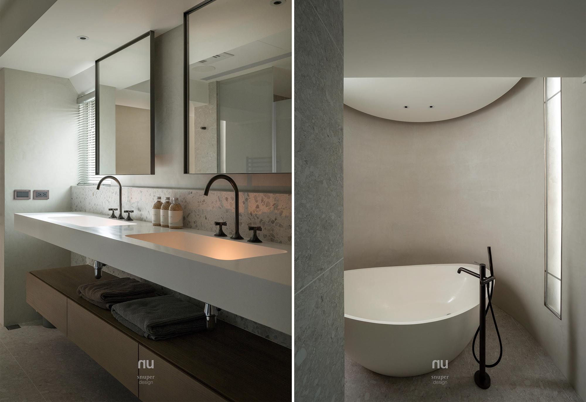 豪宅設計-昇陽建設- 現代風浴室