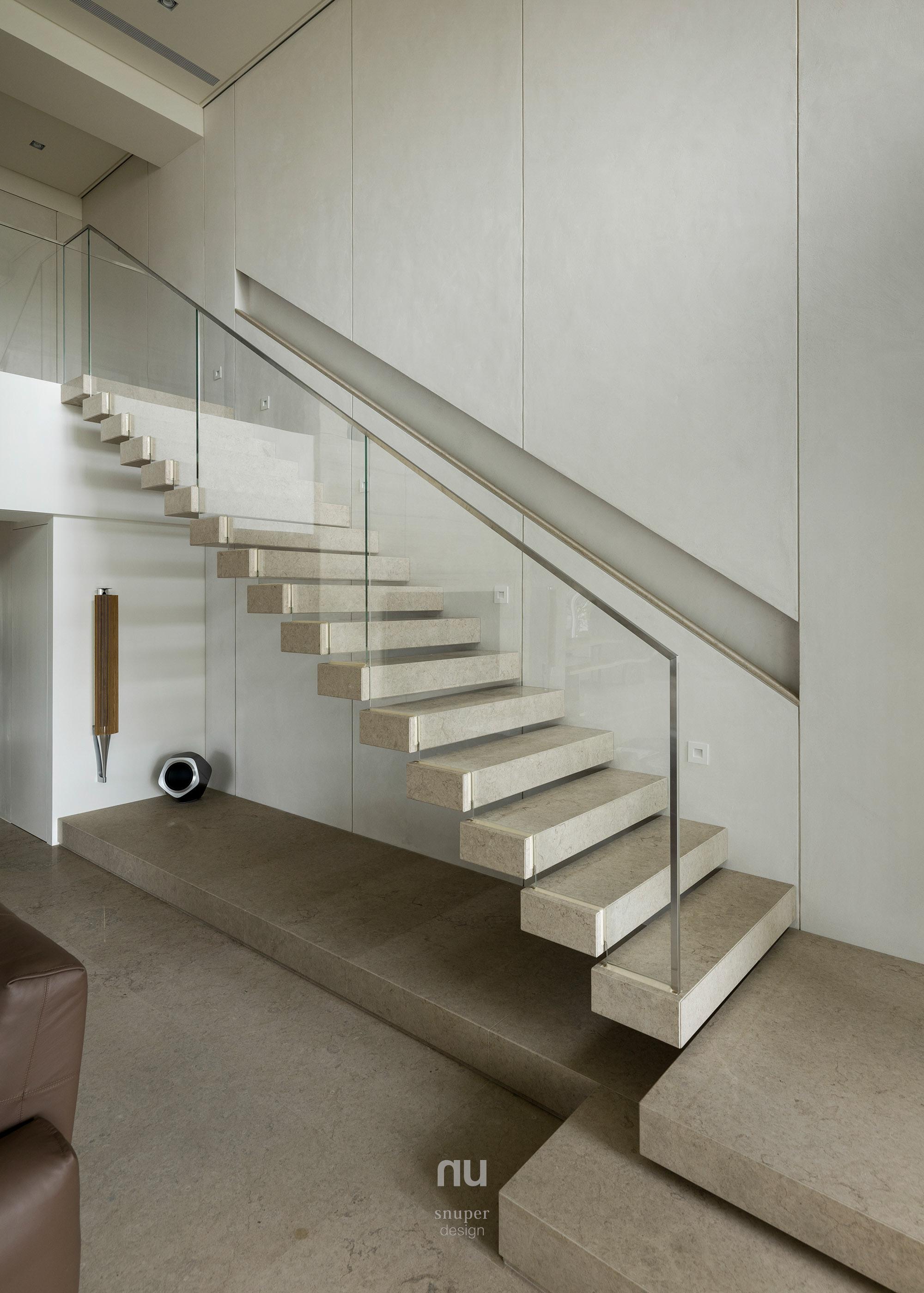 豪宅設計 - 現代風樓梯